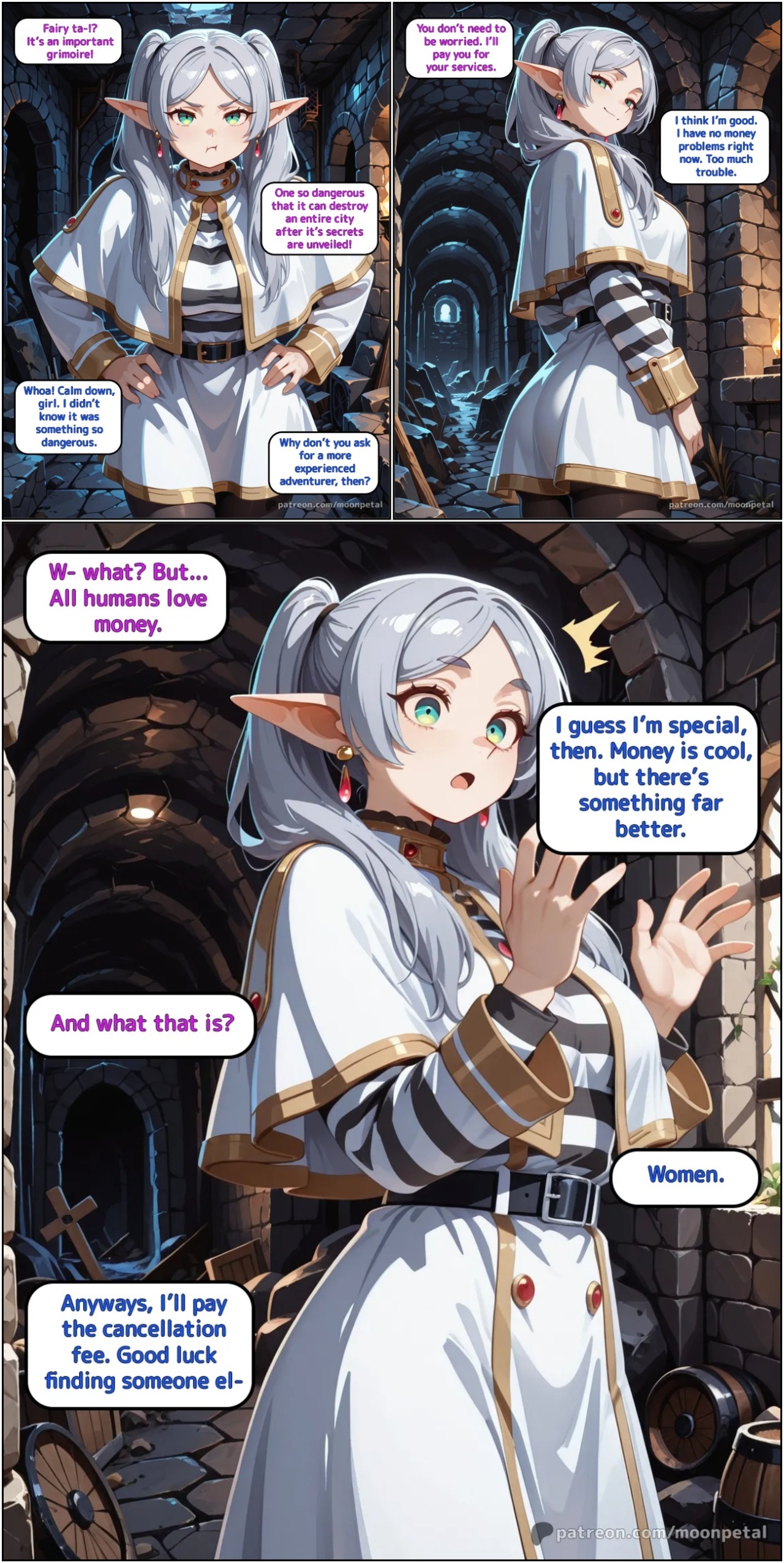 Wanna Make a Bet? Part 12: Frieren Porn Comics english 03