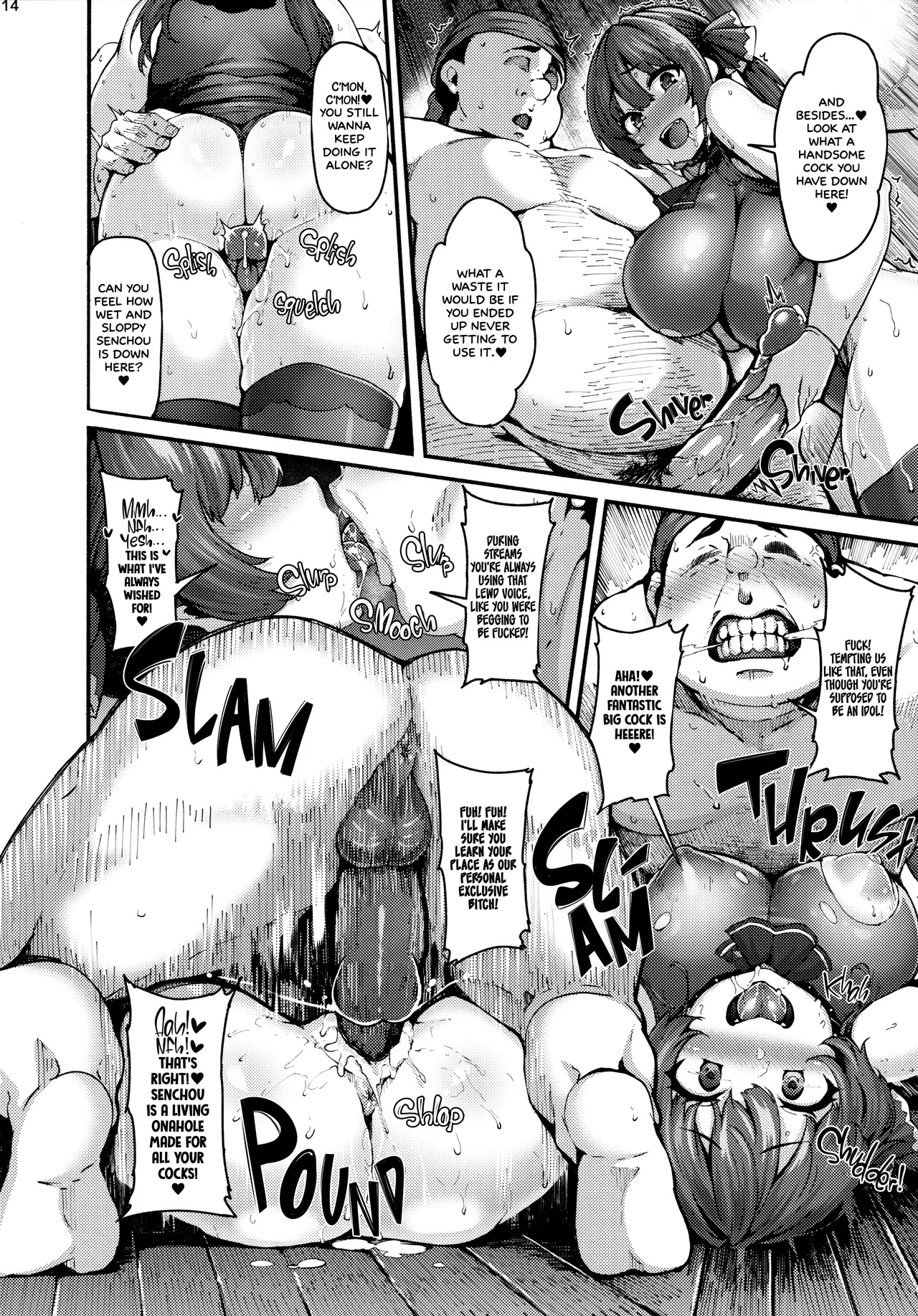 You Guys~! Do You Wanna Have Offline Sex With Senchou? Porn Comics english 14