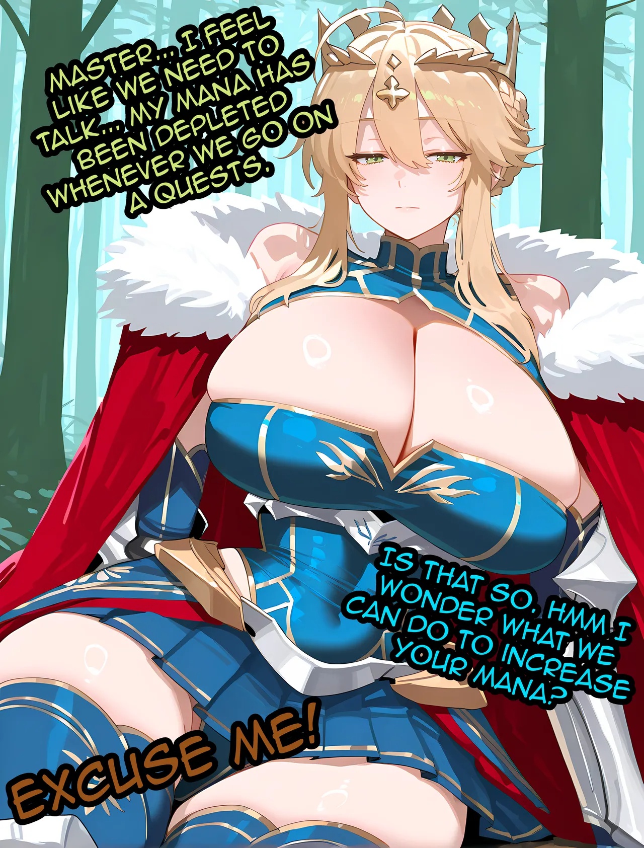 Artoria Has a "Mana" Session With a New Master Porn Comics english 02