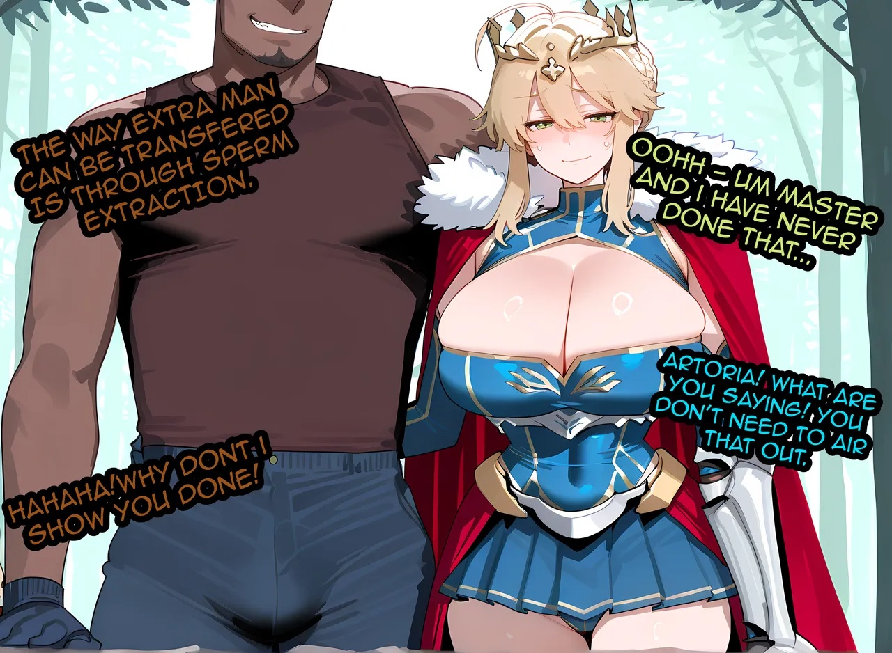 Artoria Has a "Mana" Session With a New Master Porn Comics english 03