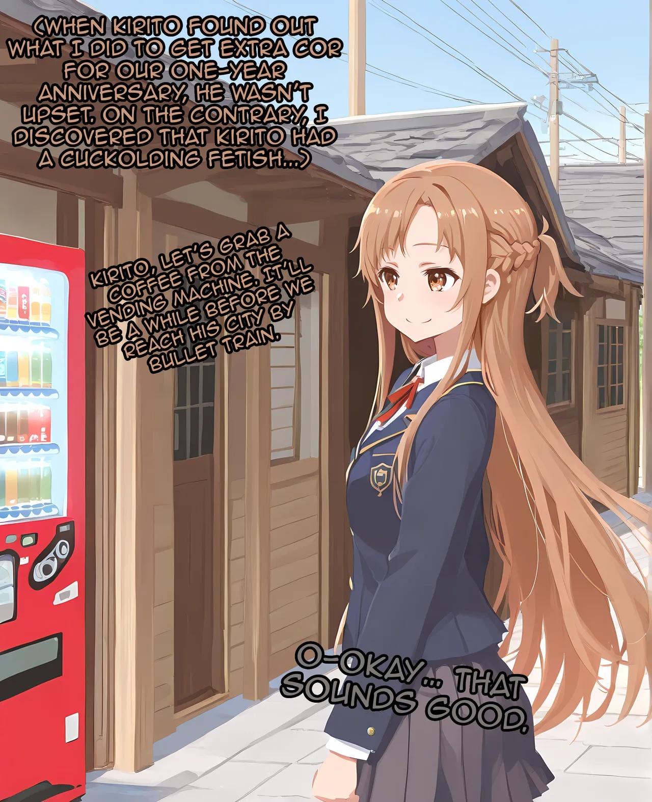 Asuna Has Her First Offline Meeting With Her Bull Porn Comics english 02