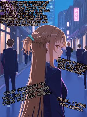 Asuna Has Her First Offline Meeting With Her Bull Porn Comics english 03