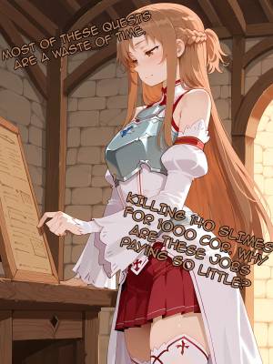 Asuna Takes a Quest To Get Some Extra Money For Her 1 Year Anniversary Porn Comics english 02