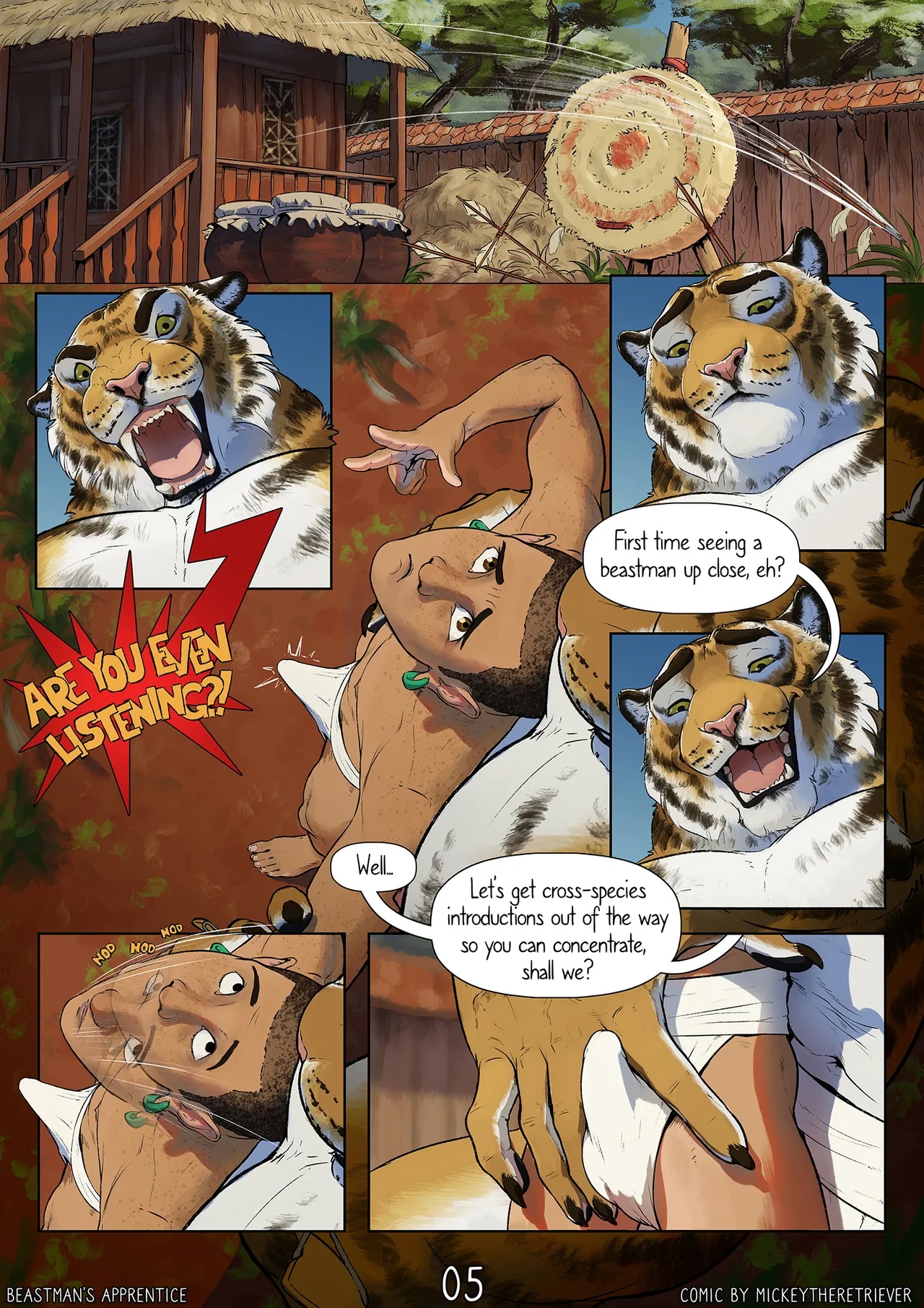 Beastman's Apprentice Porn Comics english 05