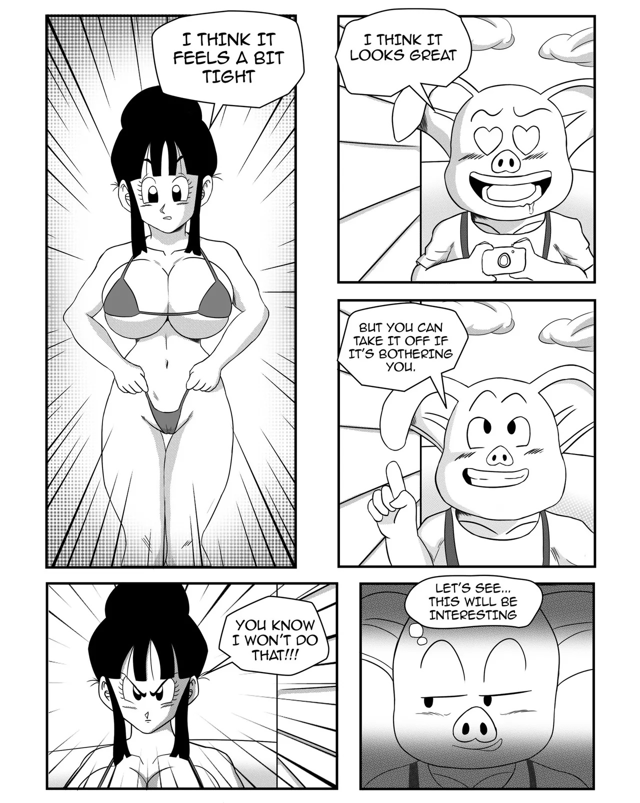 Chi-Chi x Oolong: The Sensual Photoshoot Porn Comics english 04