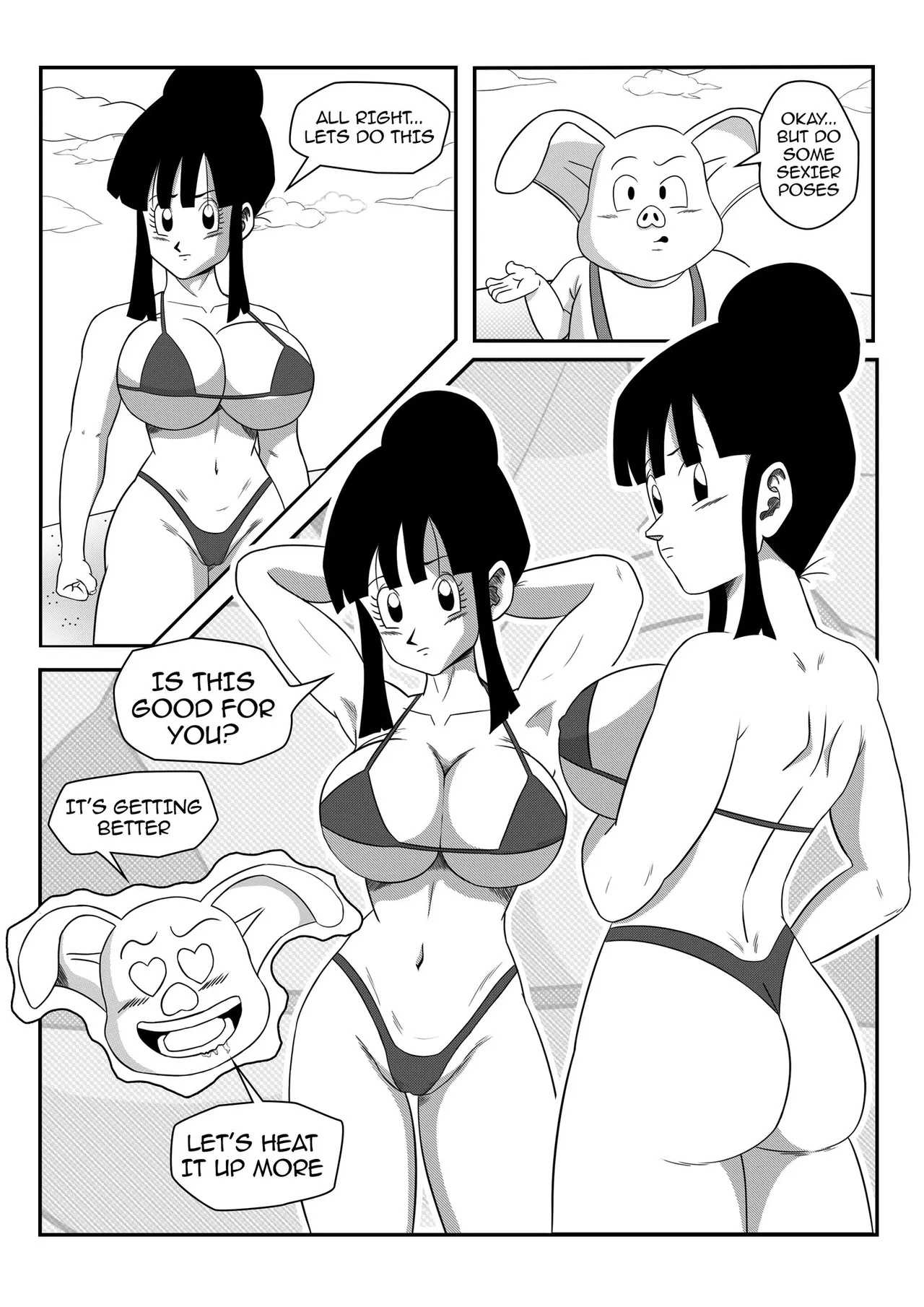 Chi-Chi x Oolong: The Sensual Photoshoot Porn Comics english 05