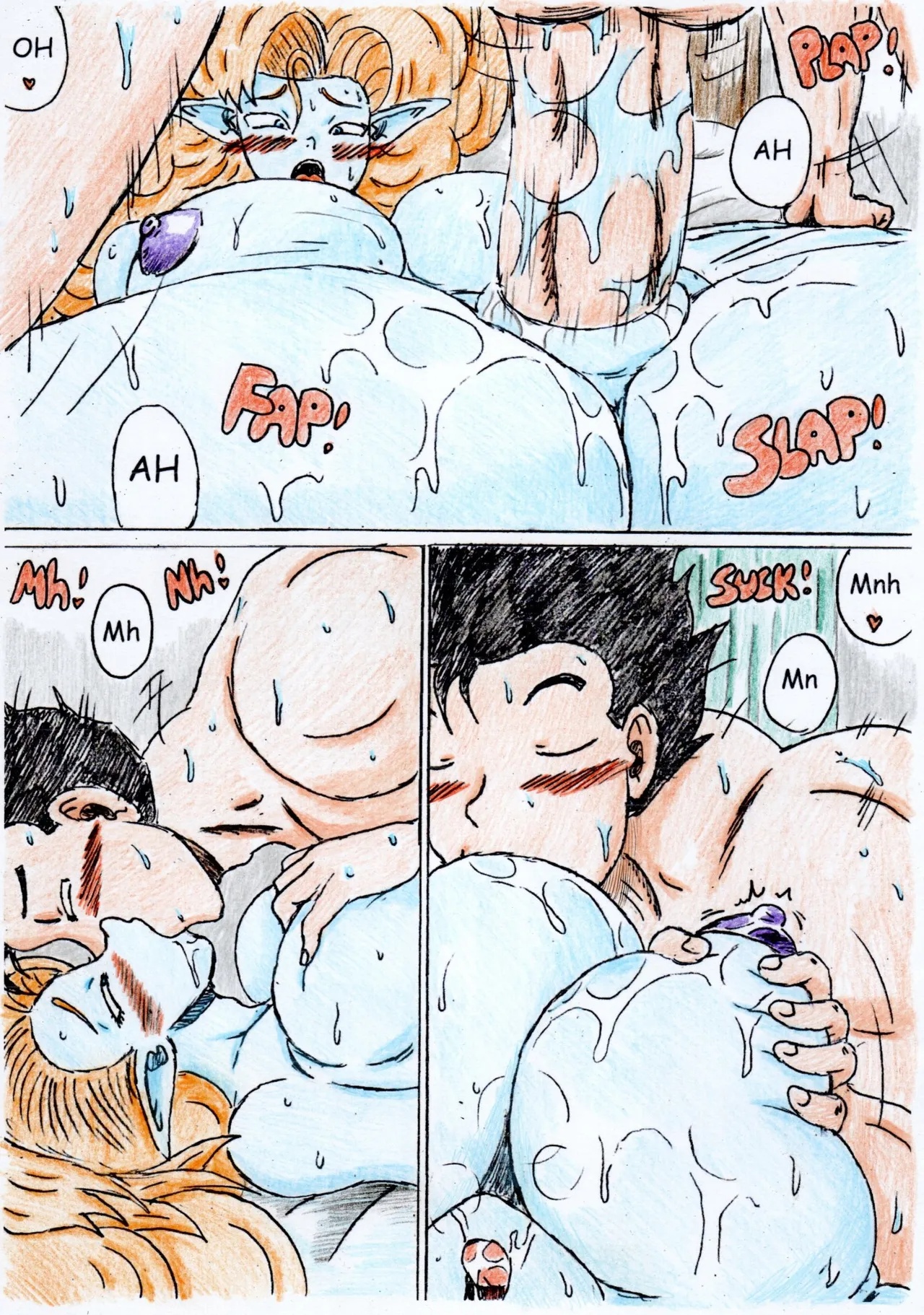 Dragon Ball Z Silver Age Omake #1: Gohan's Birthday Surprise Porn Comics english 14