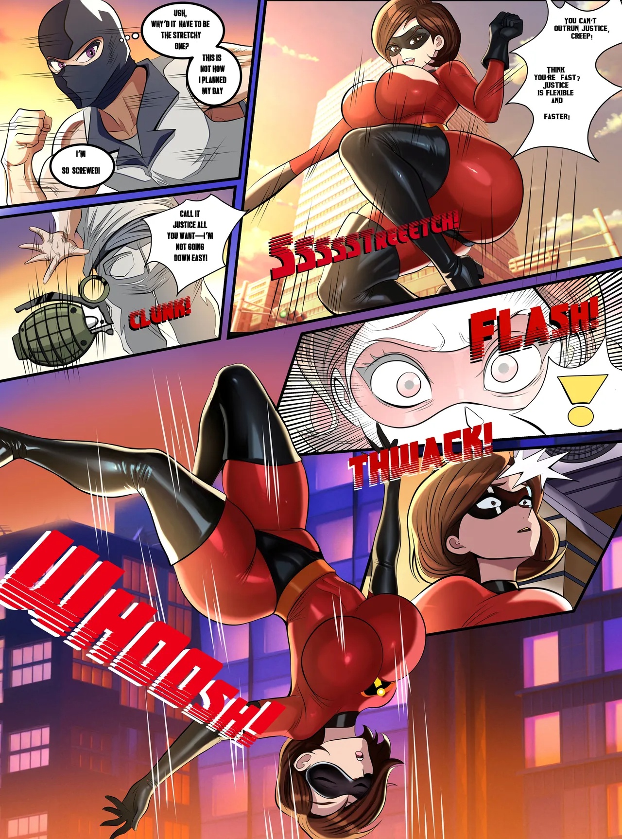 Elastigirl's Mistake Porn Comics english 02