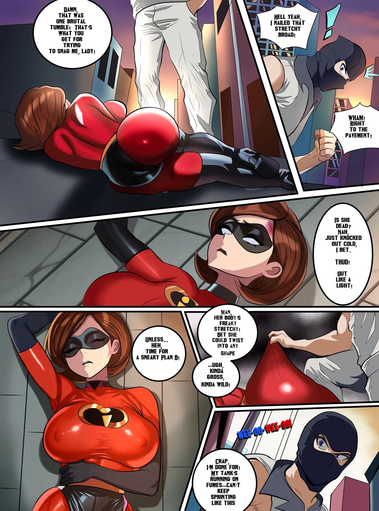 Elastigirl's Mistake Porn Comics english 03