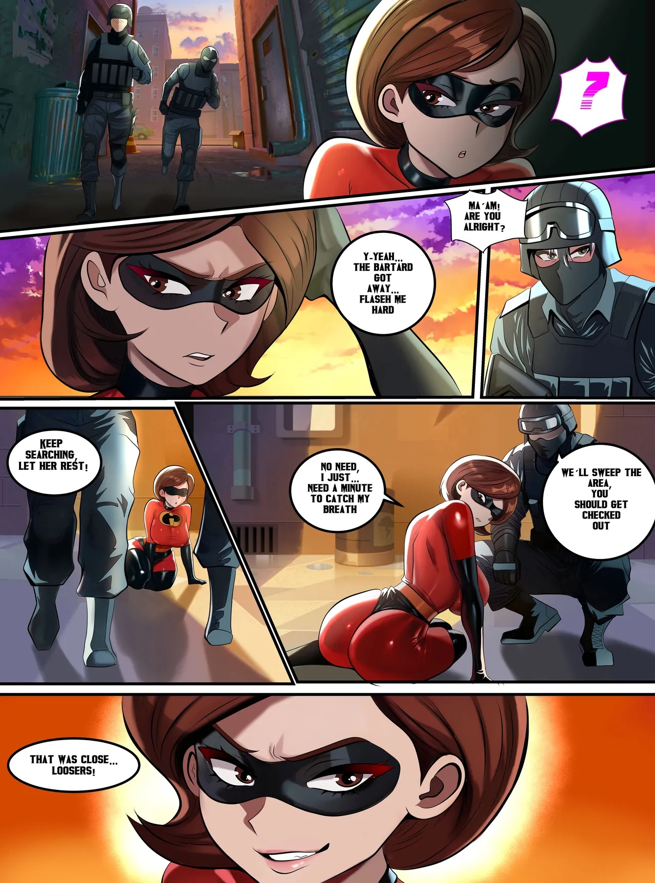 Elastigirl's Mistake Porn Comics english 06