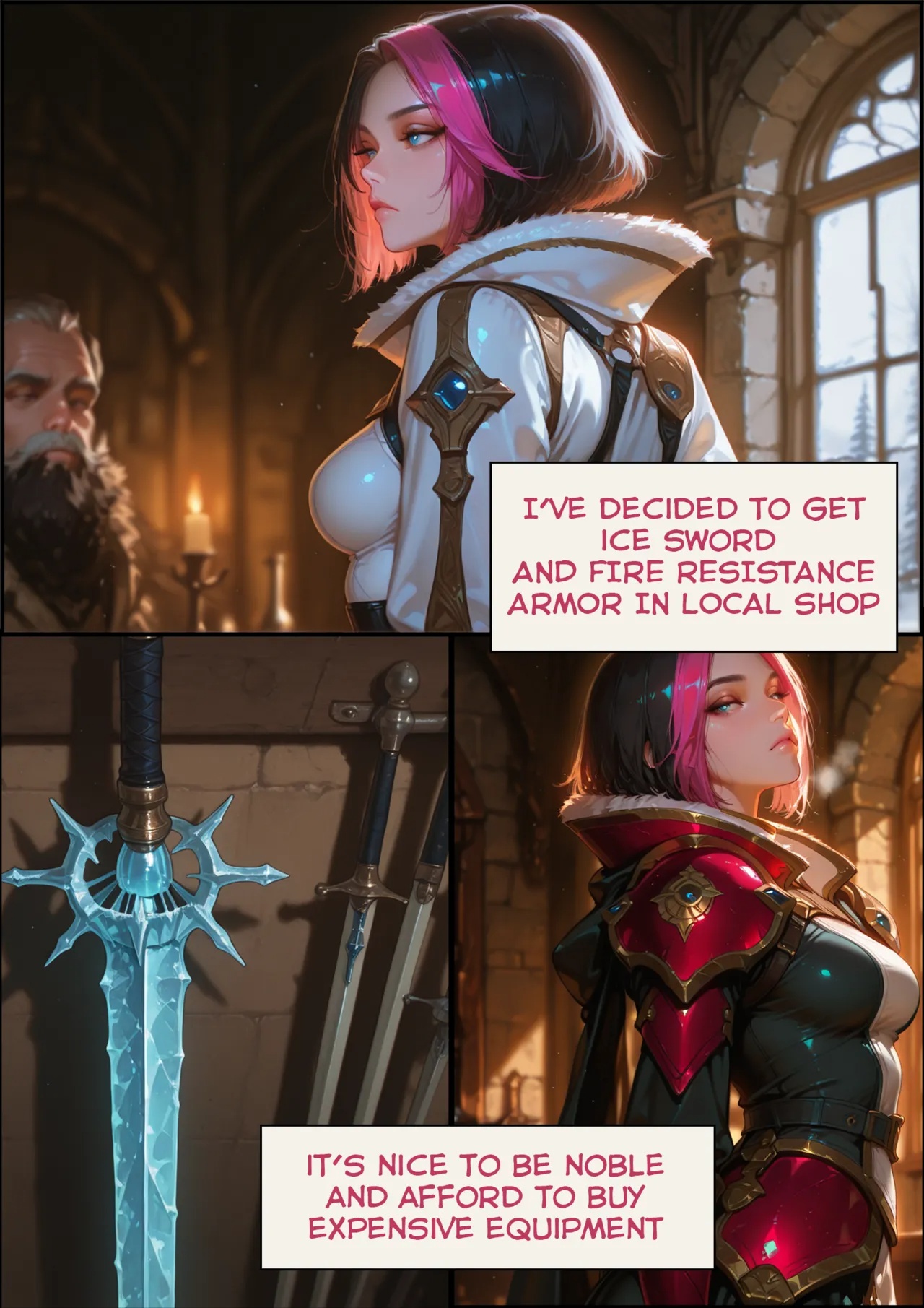 Fiora Leveling Porn Comics english 94