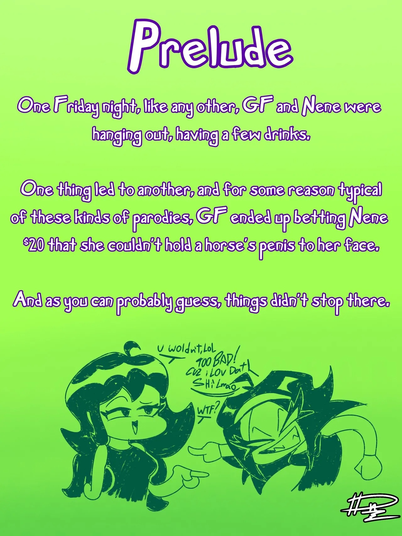 Friday Night Horsin' Porn Comics english 02