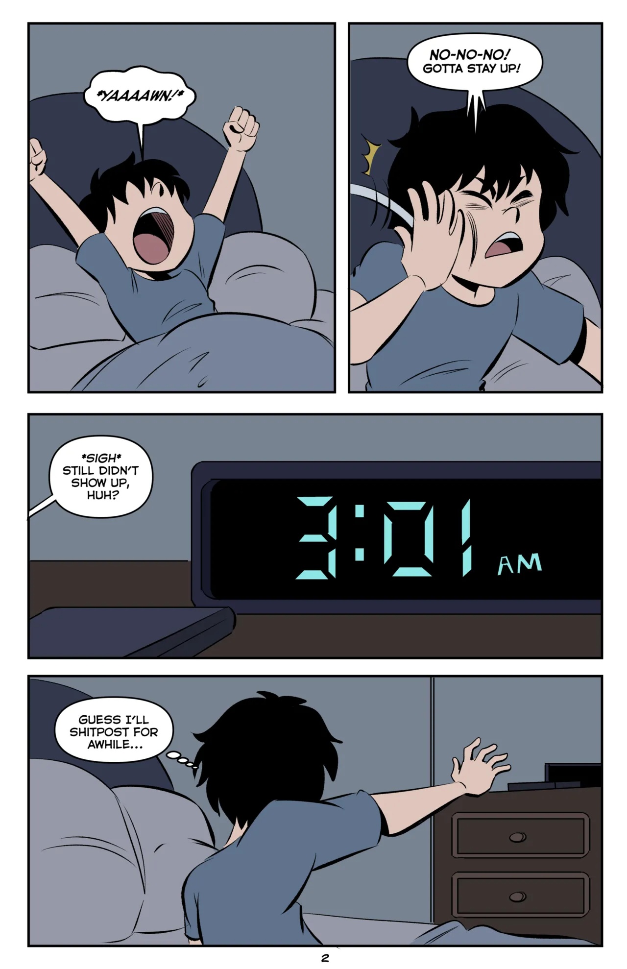 I'll Stay Up As Long As I Have To! Porn Comics english 03