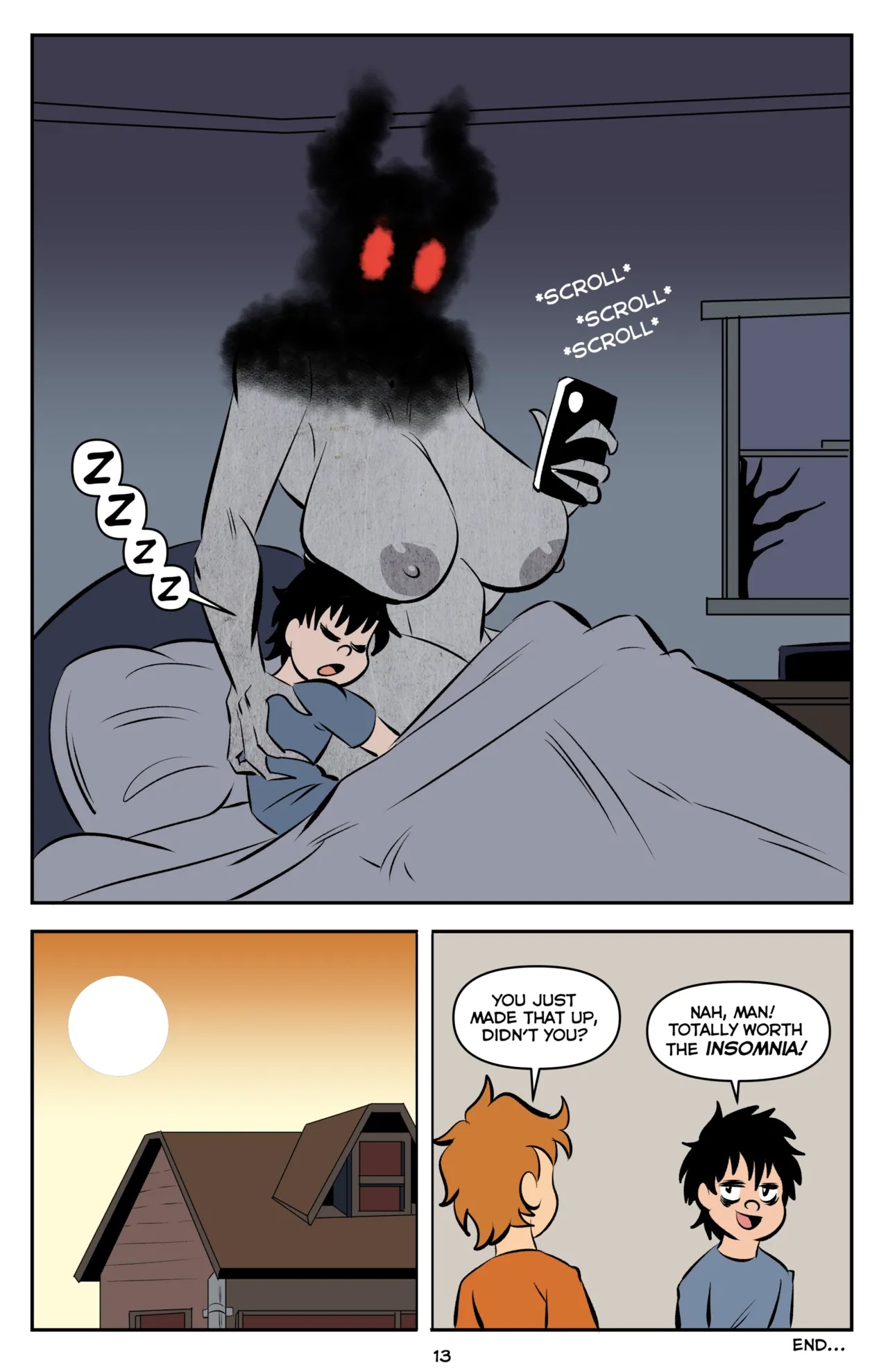 I'll Stay Up As Long As I Have To! Porn Comics english 14