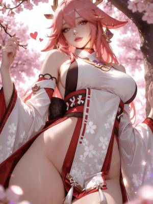 JA043: Yae Miko Cosplay Porn Comics english 03