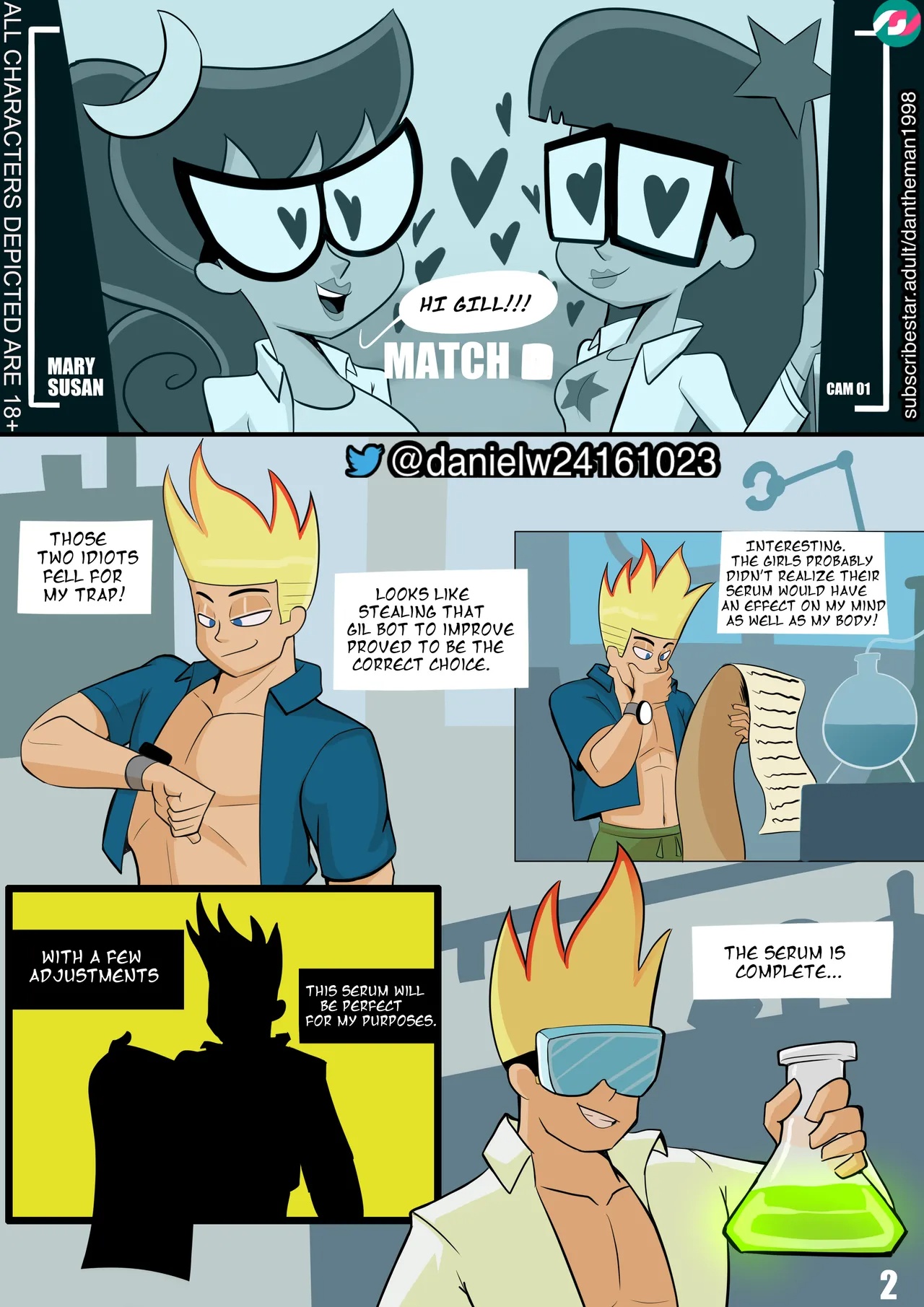 Johnny Test And The Puberty Potion Part 2 Porn Comics english 03