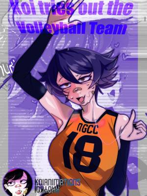 Koi Tries Out The Volleyball Team
