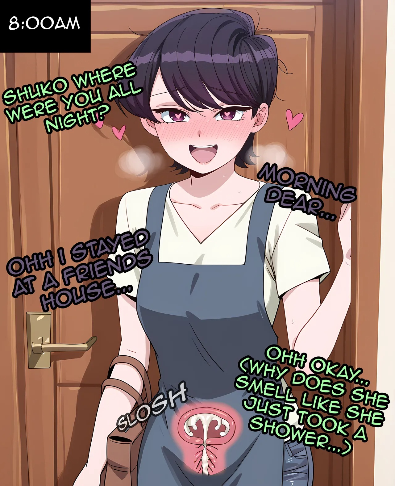 Komi's Mom Has a Late-Night Affair During Her Night Out Porn Comics english 12