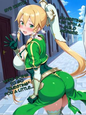 Leafa Is Convinced Into Having An Offline Meeting