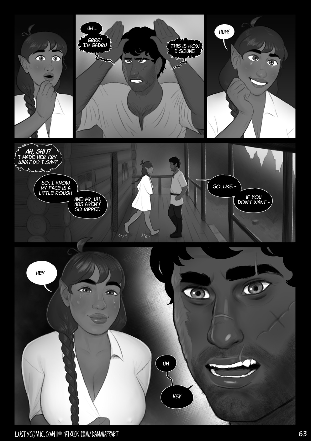 Lusty And The Big Bad Werewolf  Porn Comics english 61