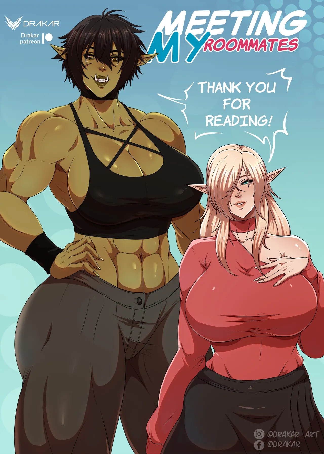 Meeting My Roommates Porn Comics english 46