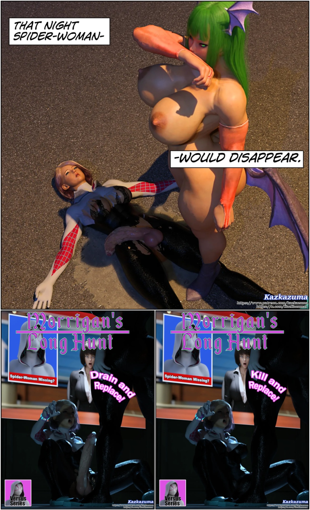 Morrigan's Long Hunt Porn Comics english 06