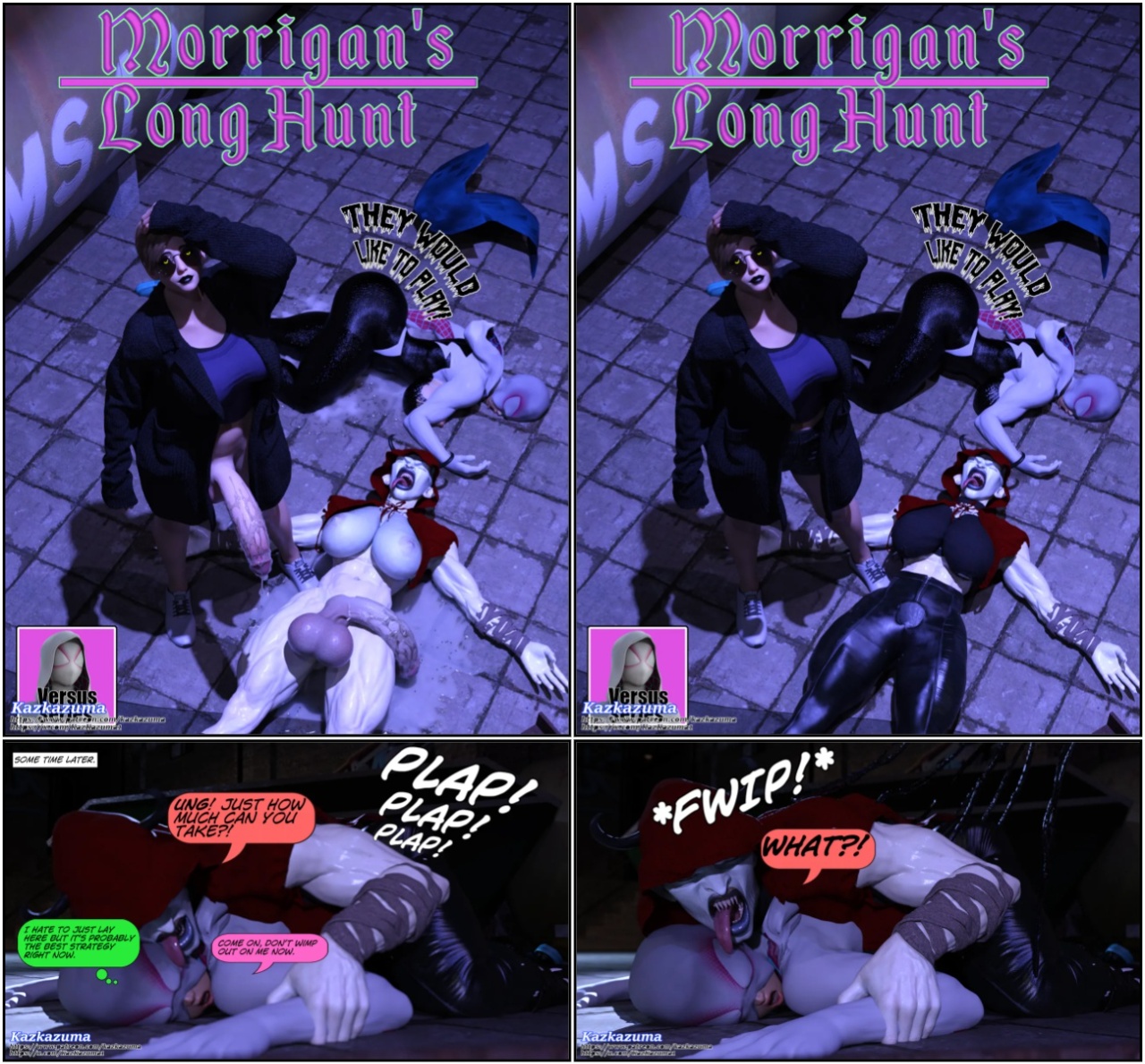 Morrigan's Long Hunt Porn Comics english 49