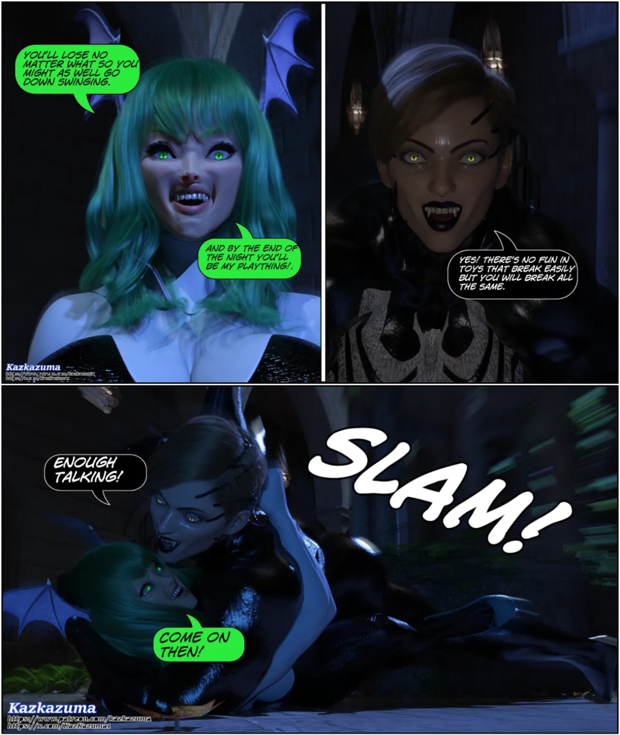 Morrigan's Long Hunt Porn Comics english 83