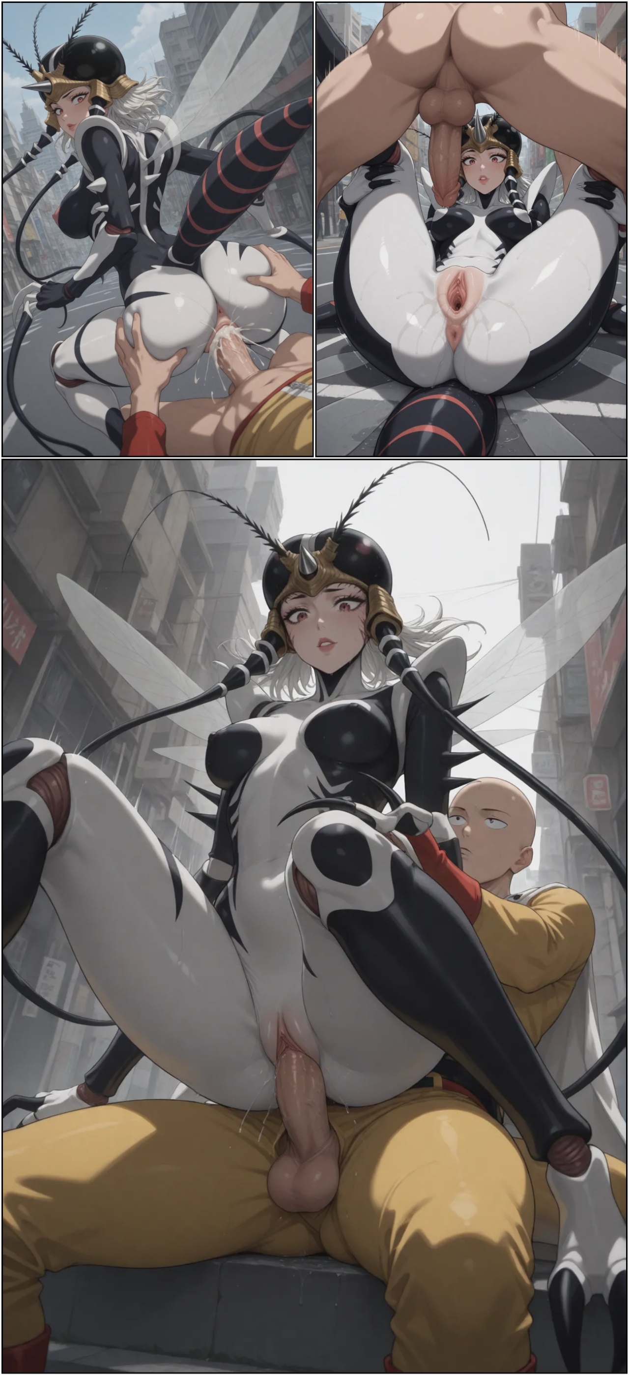 Mosquito Girl Attacks… Saitama Responds! Porn Comics english 13