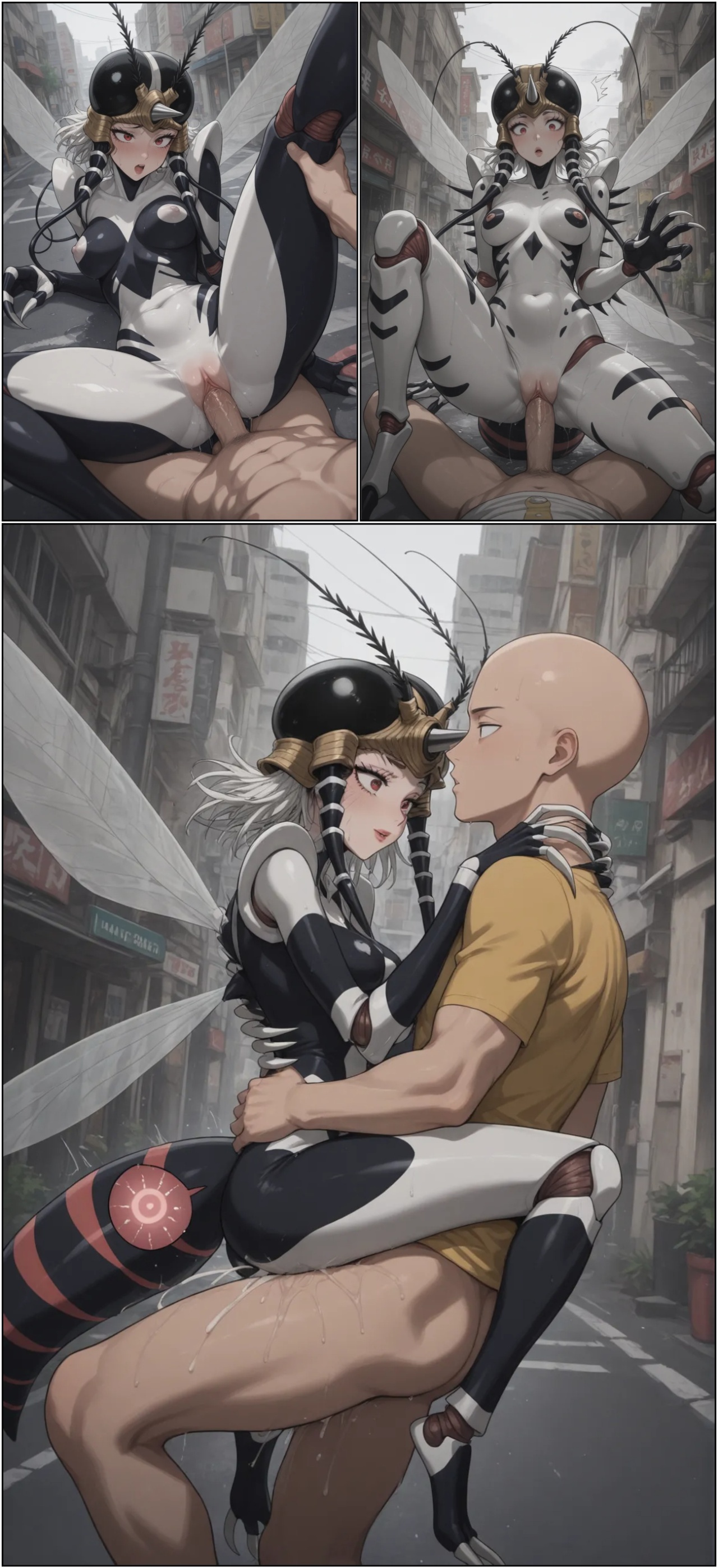 Mosquito Girl Attacks… Saitama Responds! Porn Comics english 20