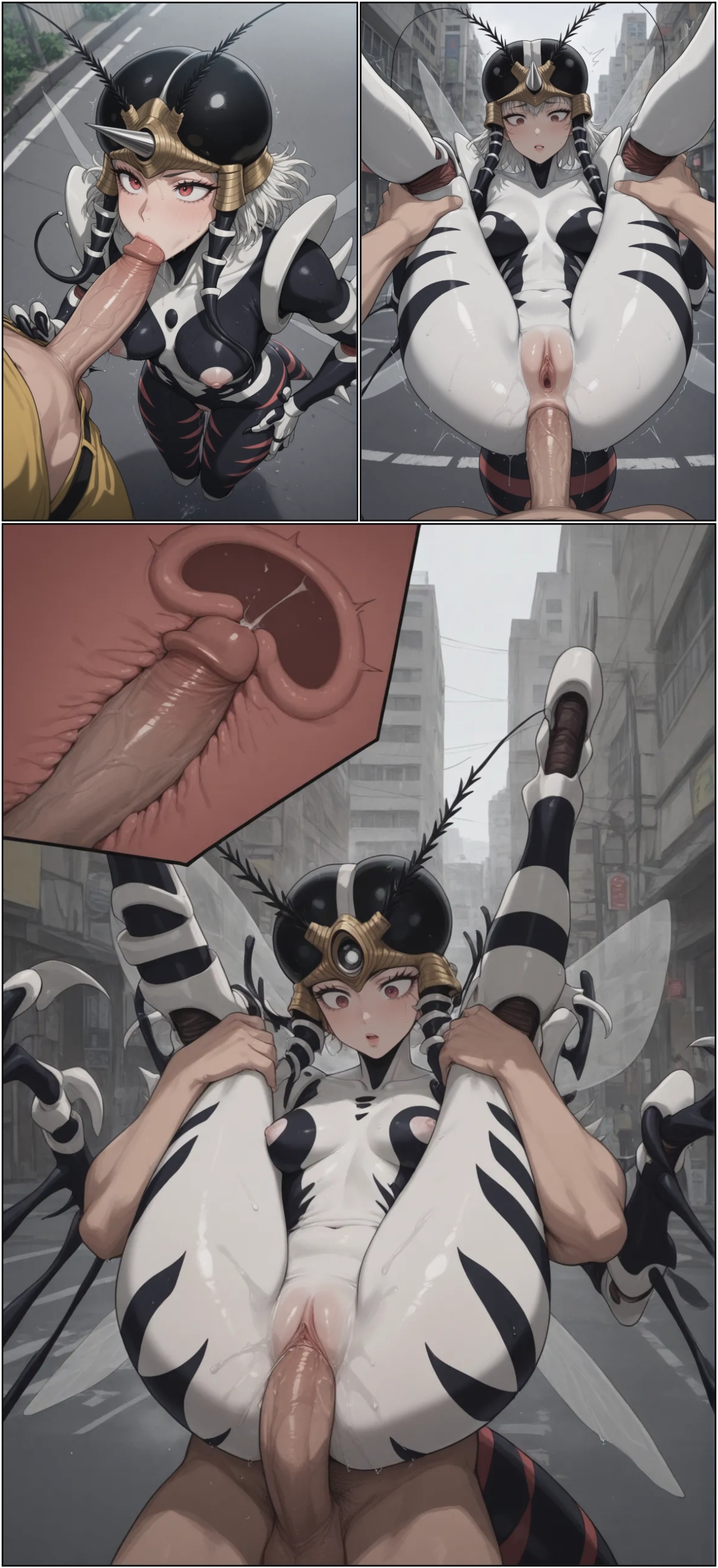 Mosquito Girl Attacks… Saitama Responds! Porn Comics english 23