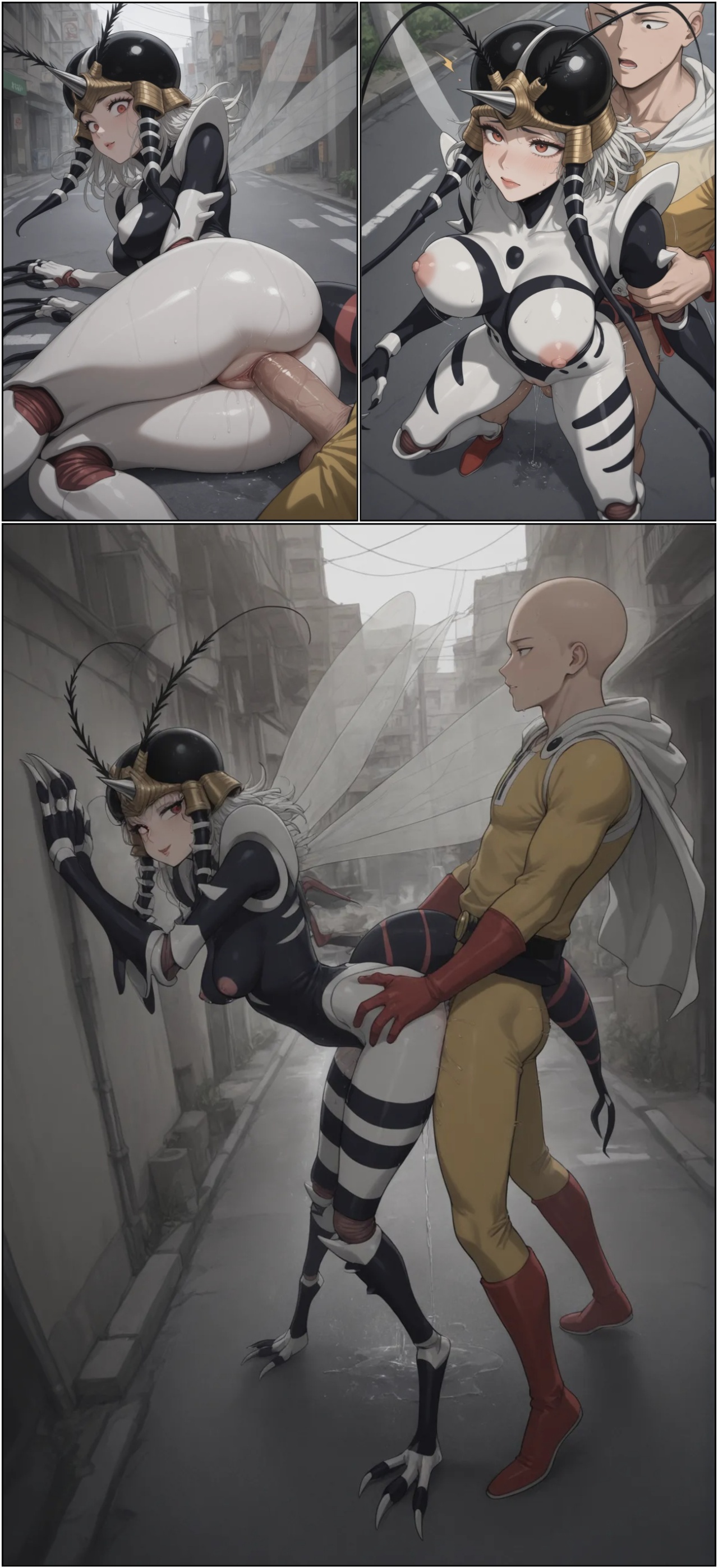 Mosquito Girl Attacks… Saitama Responds! Porn Comics english 24