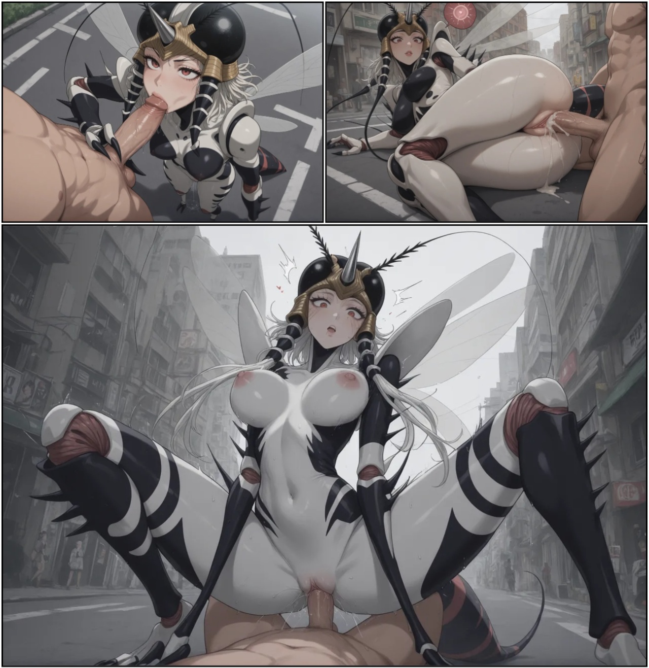 Mosquito Girl Attacks… Saitama Responds! Porn Comics english 31