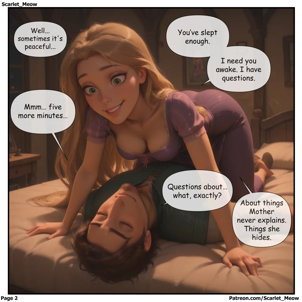 Mother's Away Porn Comics english 03