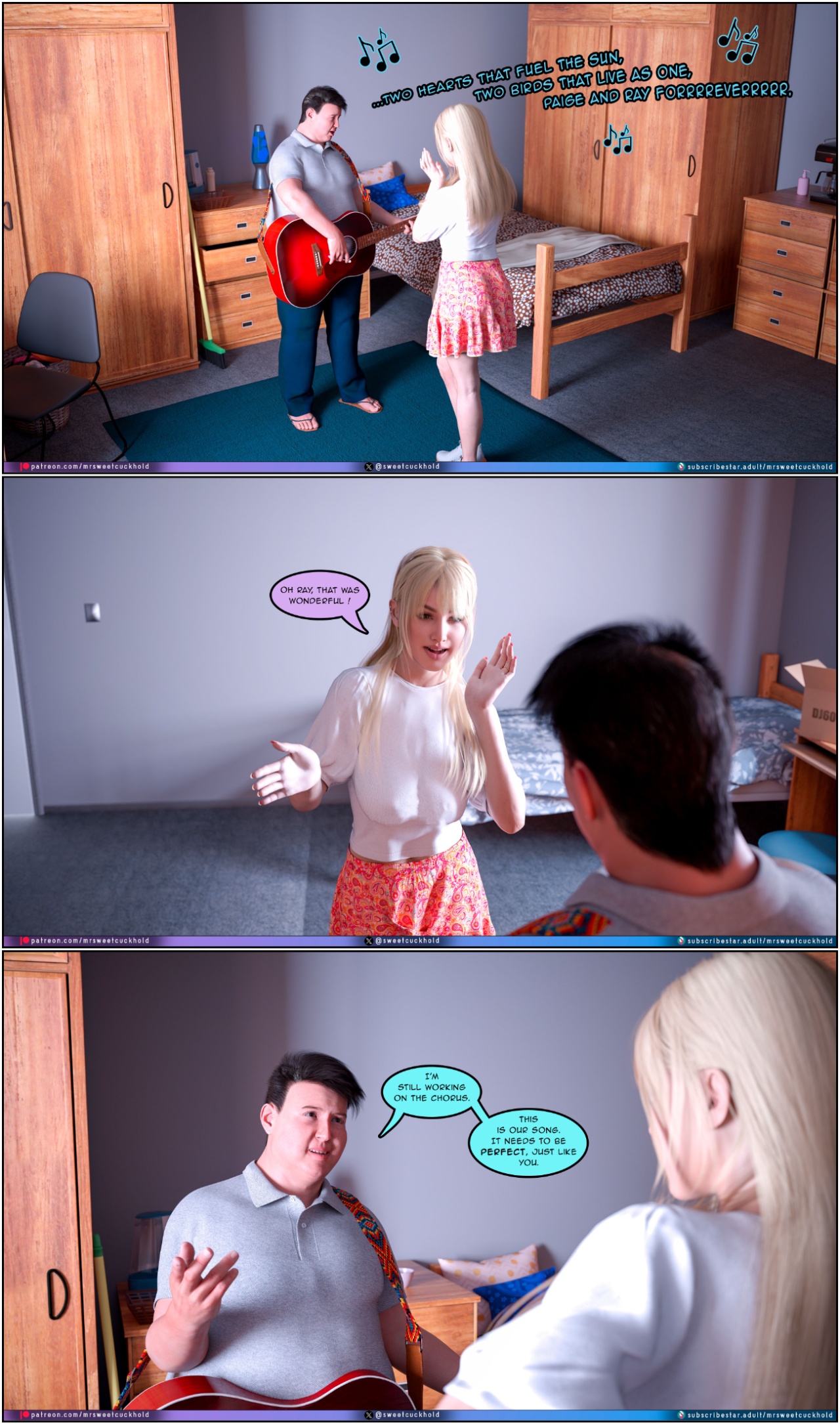 Much Bigger Than My Boyfriend Part 7: College Days Porn Comics english 09
