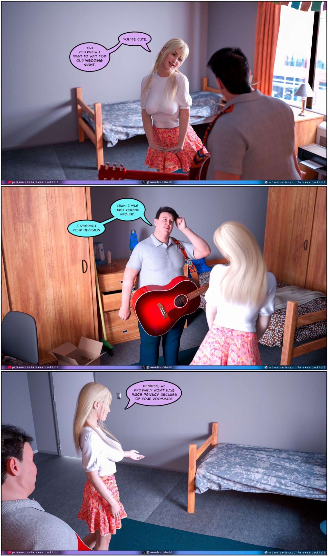 Much Bigger Than My Boyfriend Part 7: College Days Porn Comics english 12