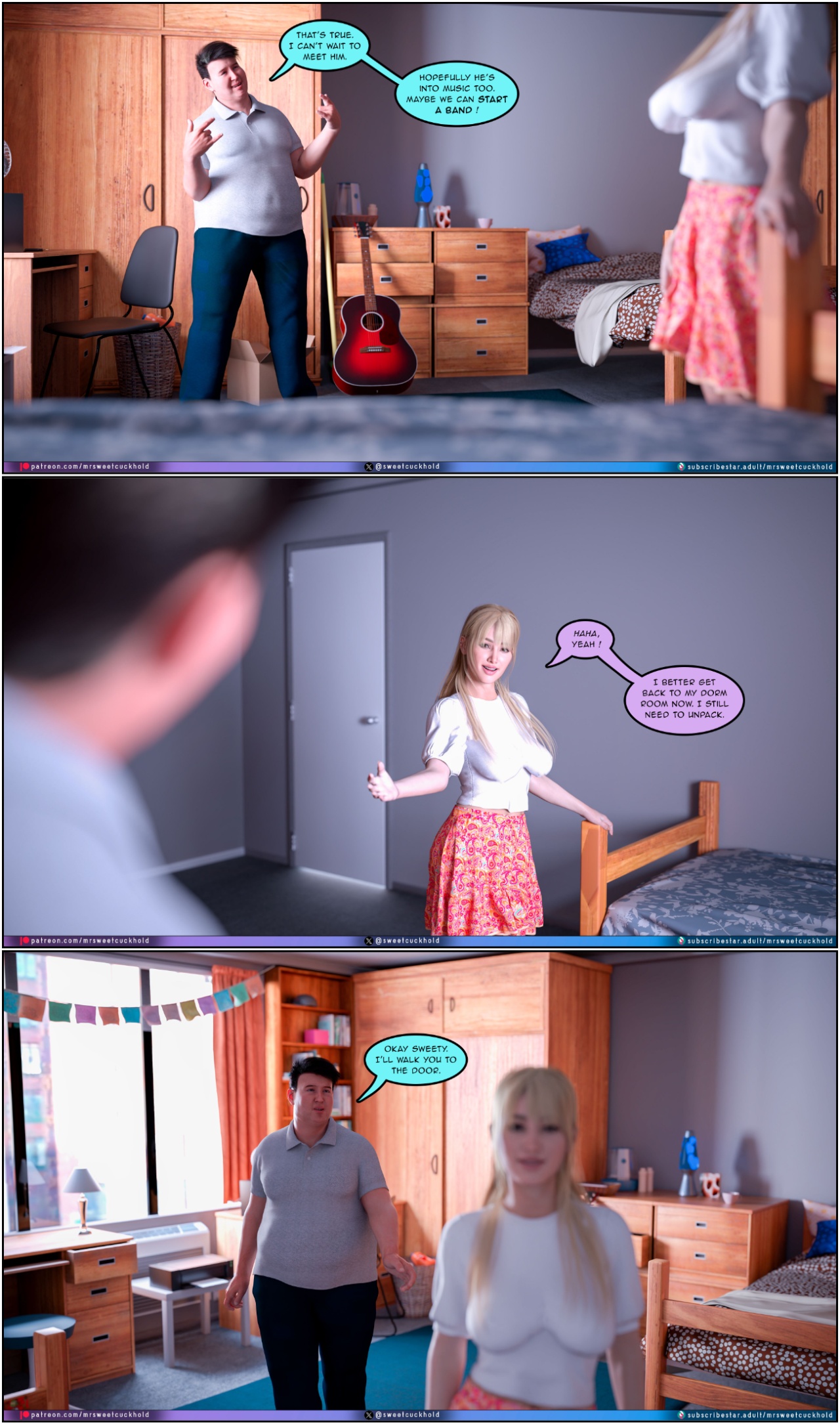 Much Bigger Than My Boyfriend Part 7: College Days Porn Comics english 13