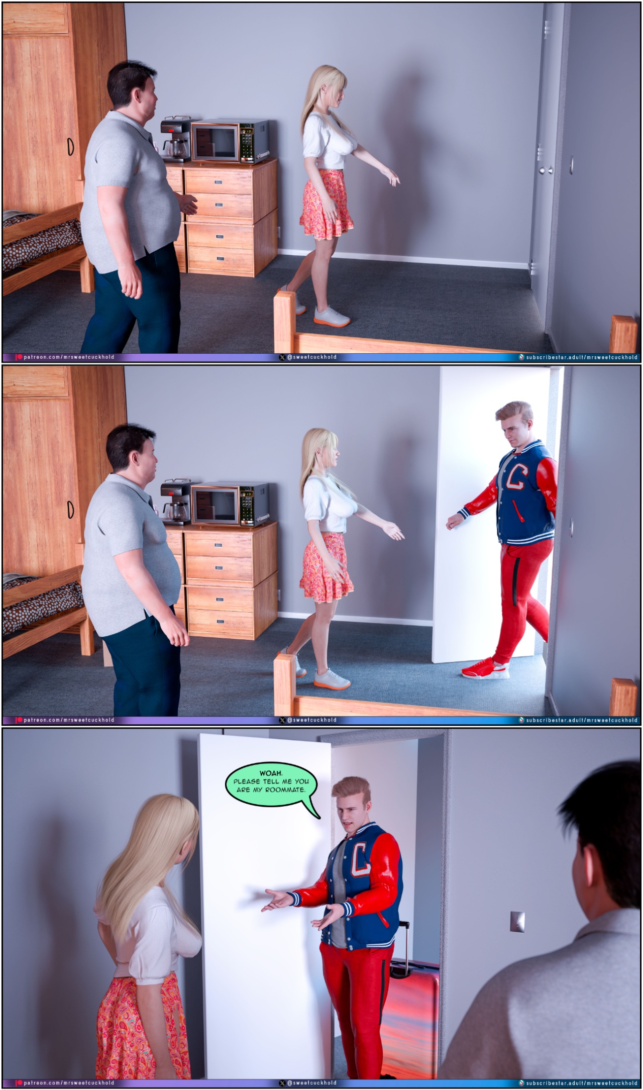 Much Bigger Than My Boyfriend Part 7: College Days Porn Comics english 14