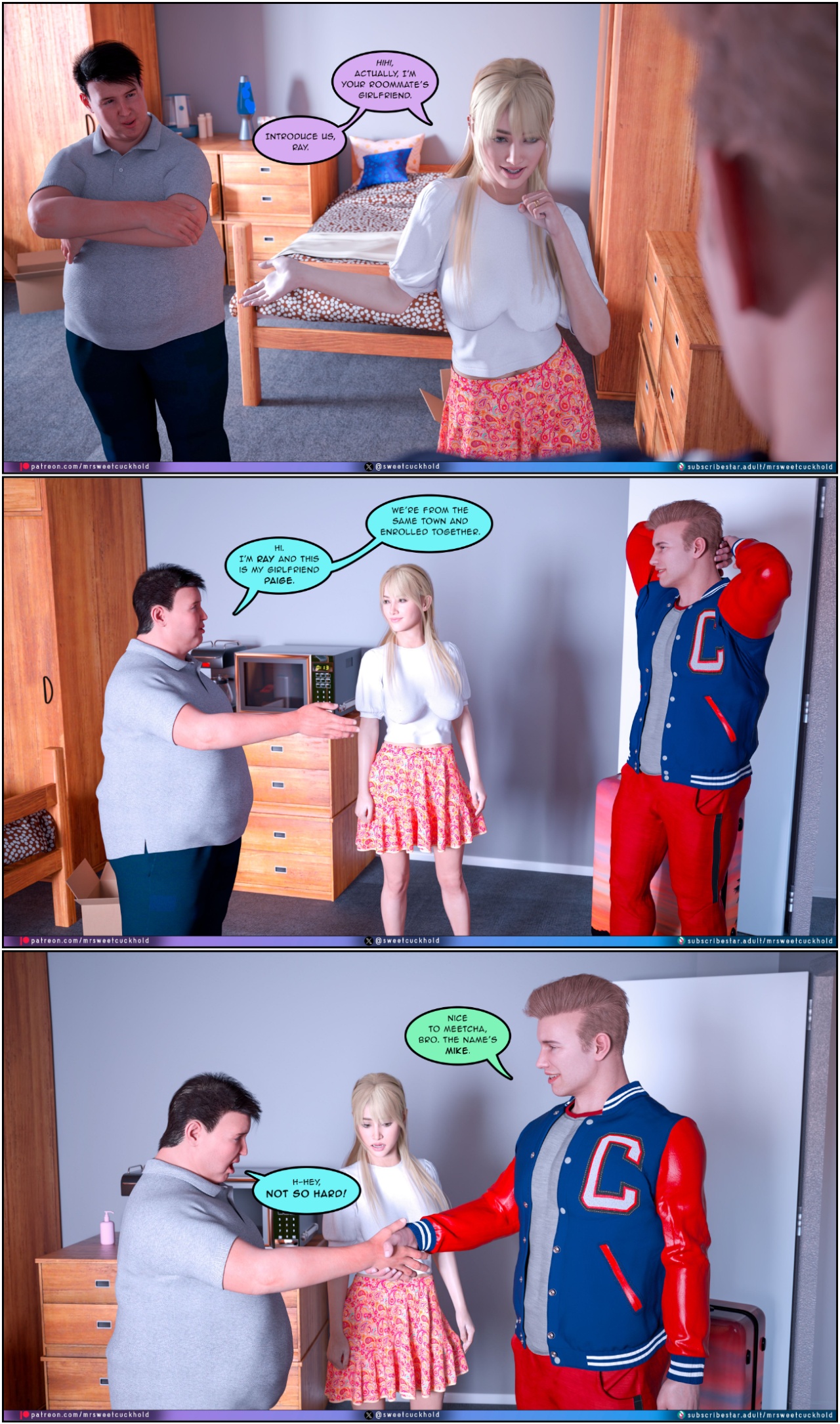 Much Bigger Than My Boyfriend Part 7: College Days Porn Comics english 15