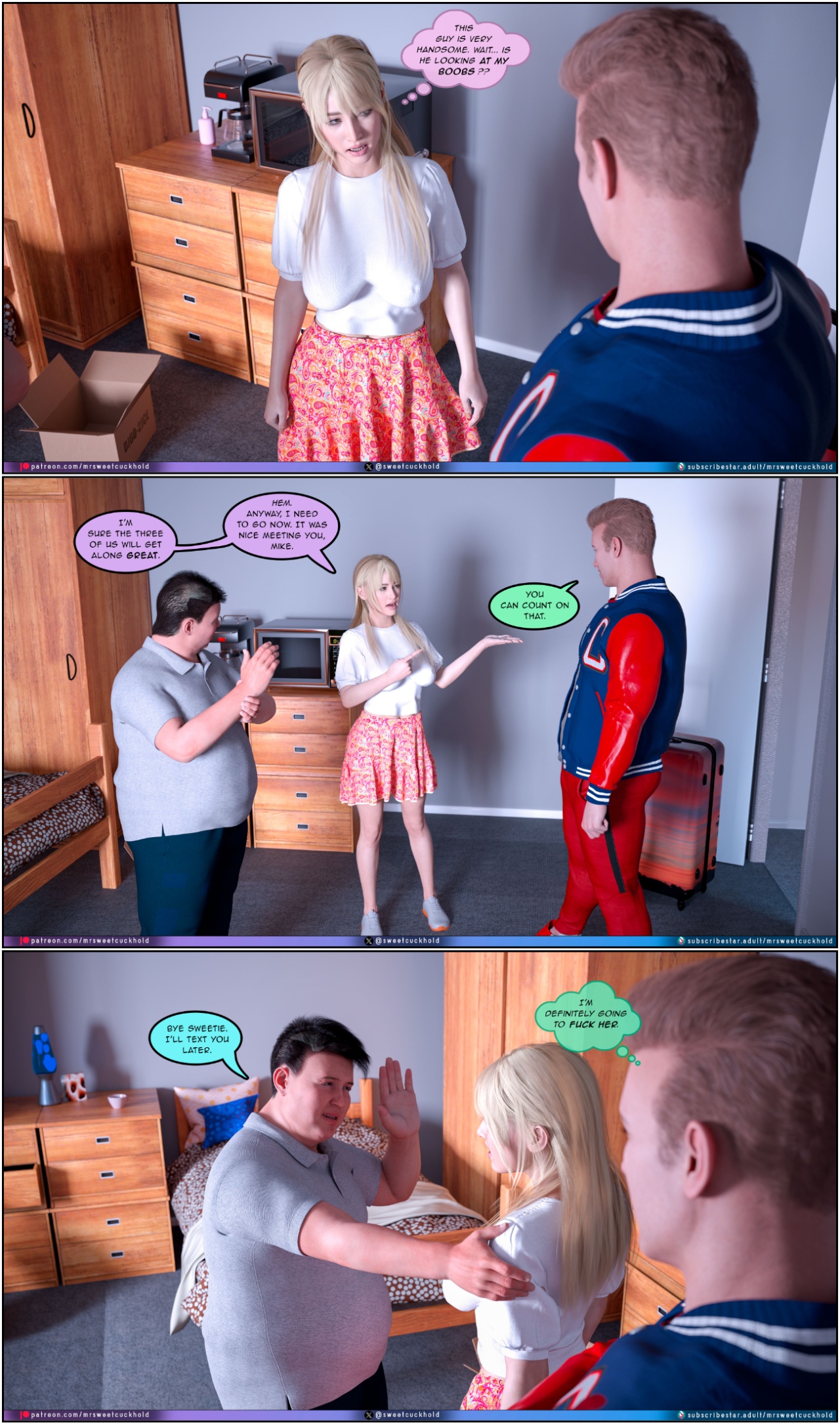 Much Bigger Than My Boyfriend Part 7: College Days Porn Comics english 17