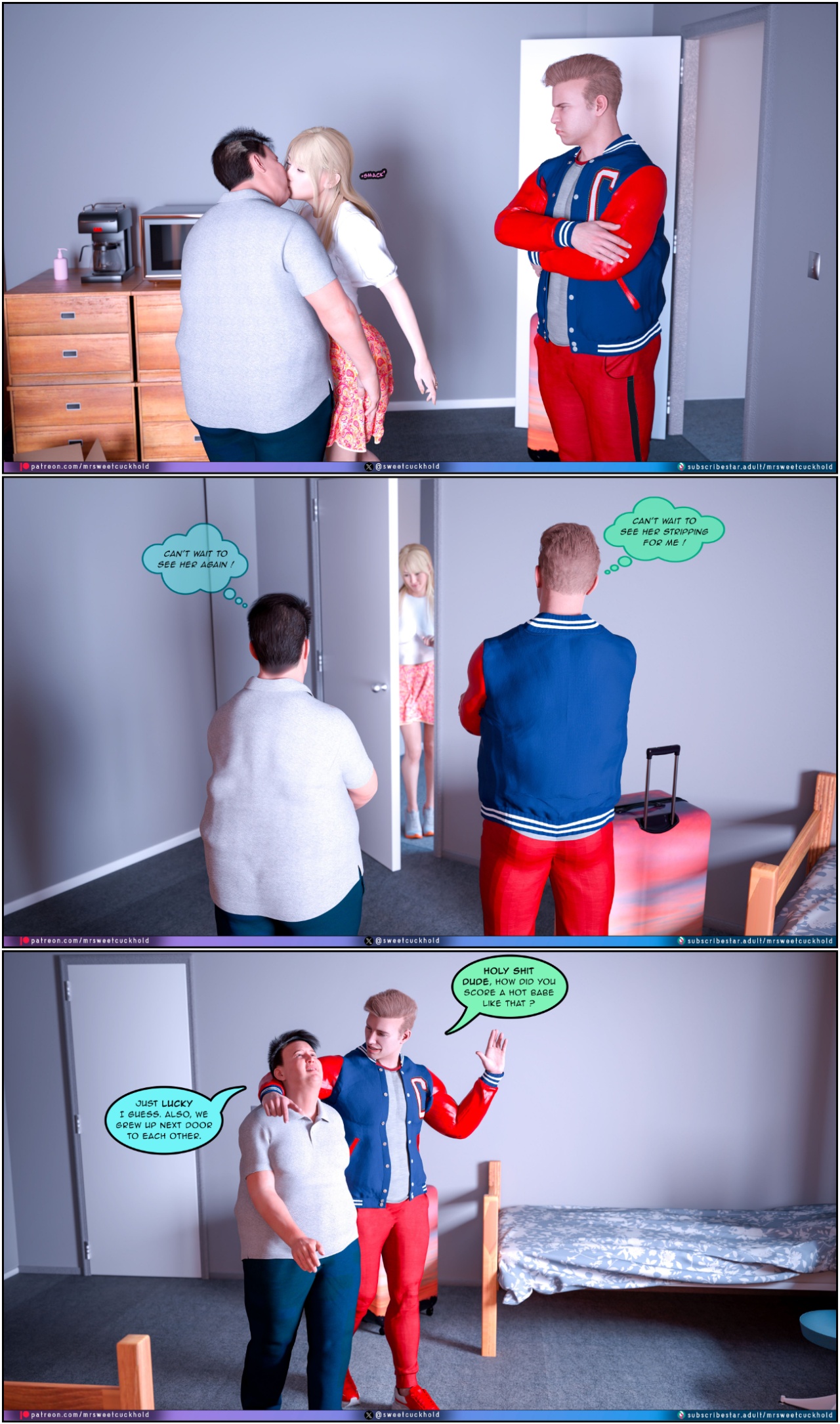 Much Bigger Than My Boyfriend Part 7: College Days Porn Comics english 18