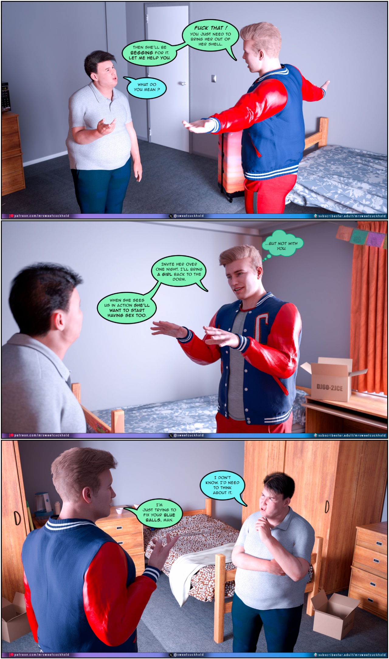 Much Bigger Than My Boyfriend Part 7: College Days Porn Comics english 20