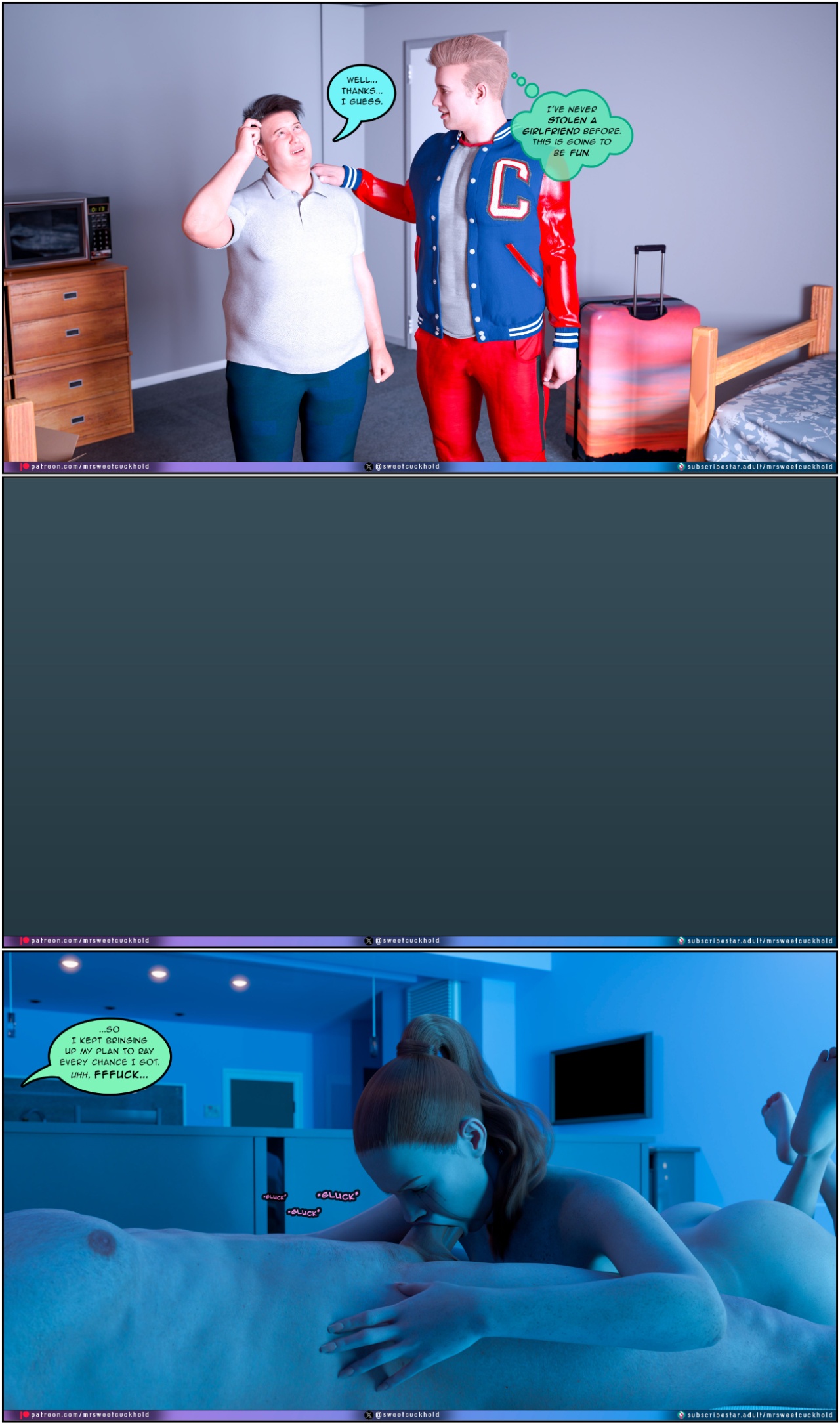 Much Bigger Than My Boyfriend Part 7: College Days Porn Comics english 21