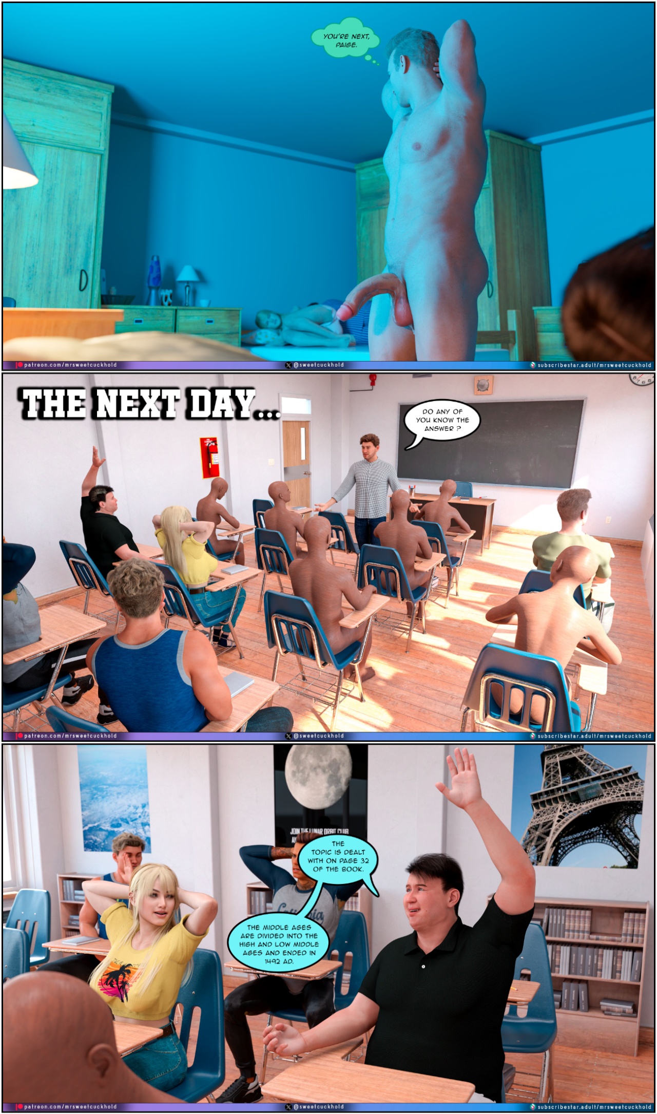 Much Bigger Than My Boyfriend Part 7: College Days Porn Comics english 30