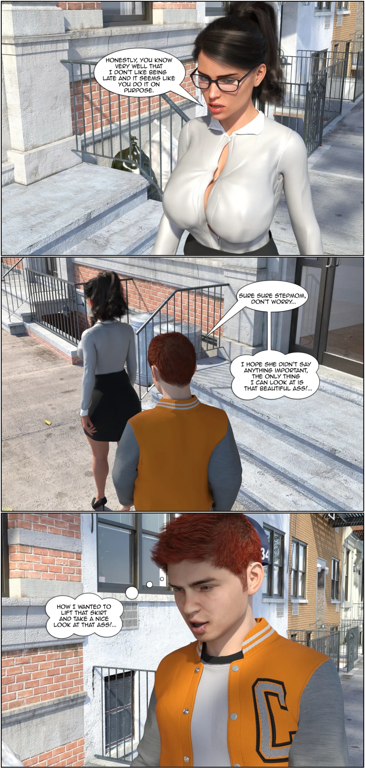 My Teacher Is My StepMom Porn Comics english 19