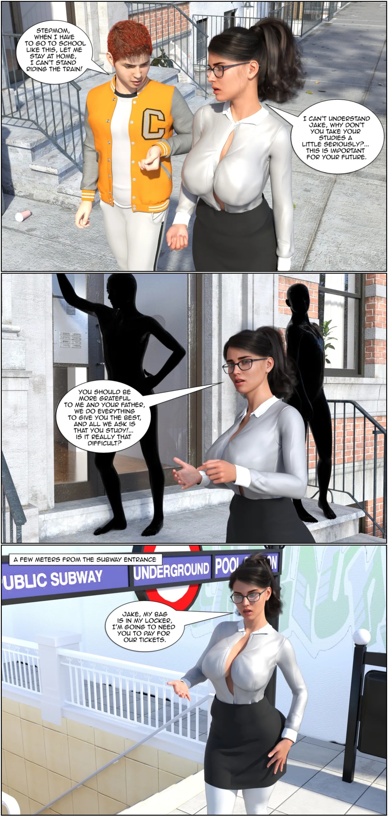 My Teacher Is My StepMom Porn Comics english 20