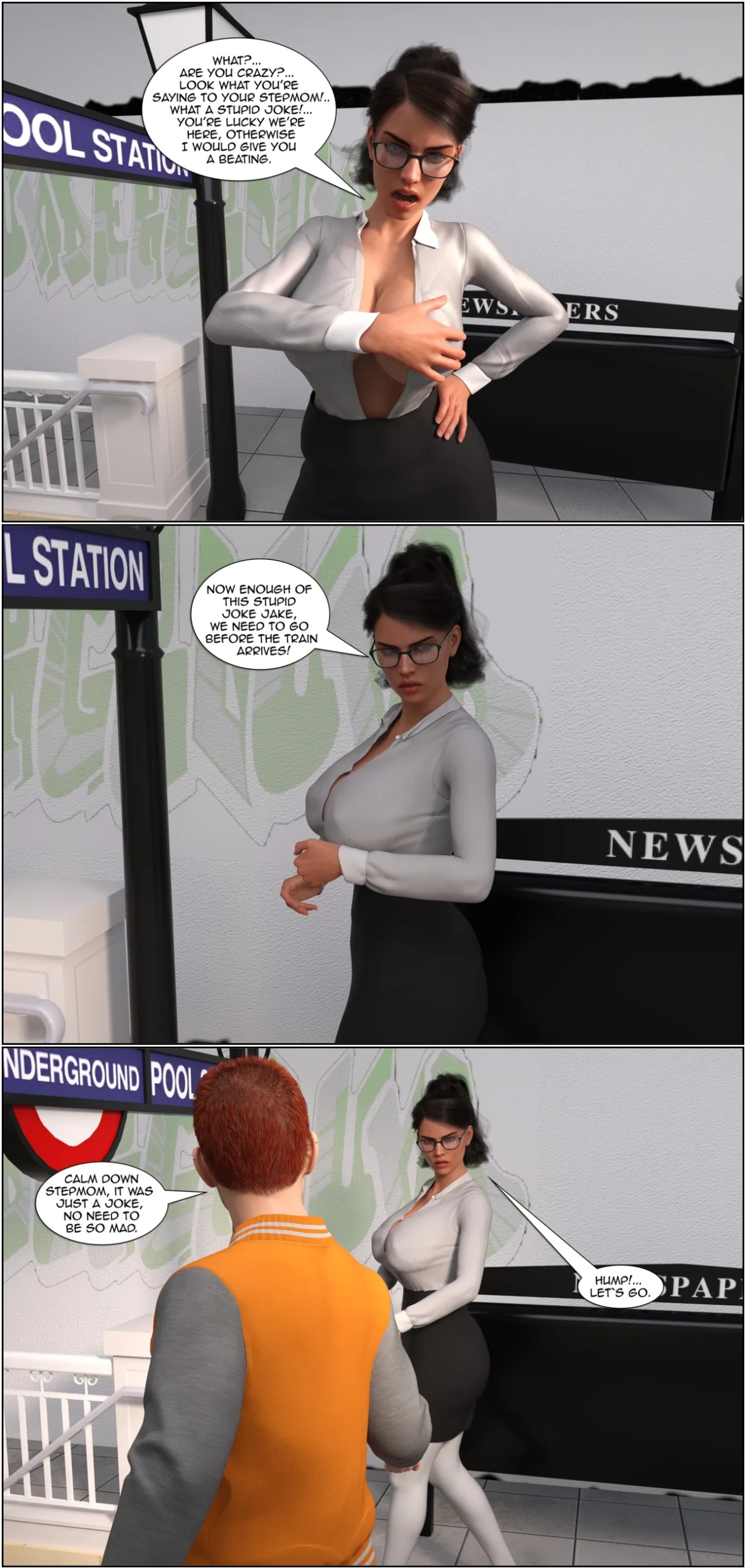 My Teacher Is My StepMom Porn Comics english 22