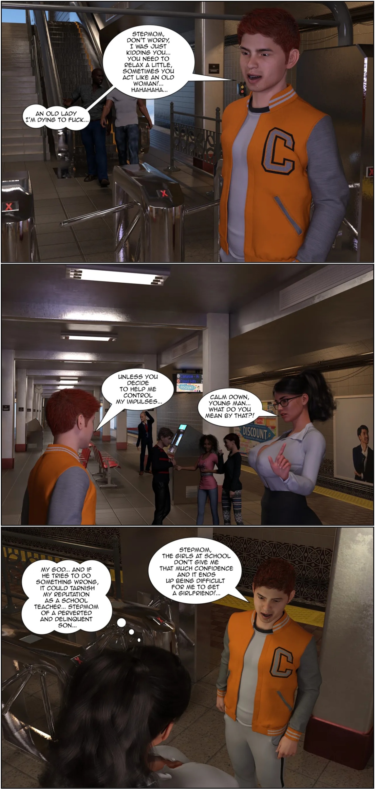 My Teacher Is My StepMom Porn Comics english 24