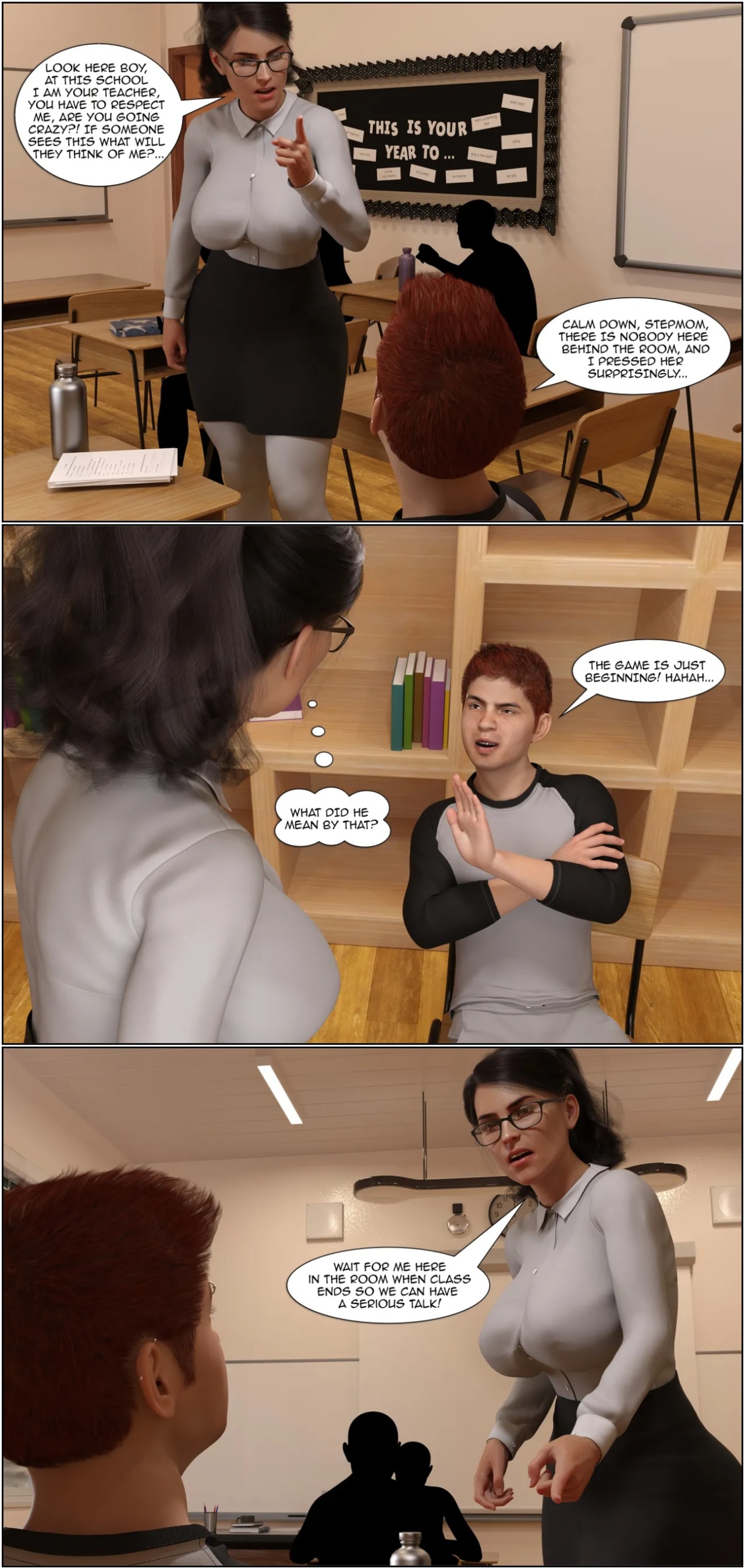 My Teacher Is My StepMom Porn Comics english 46