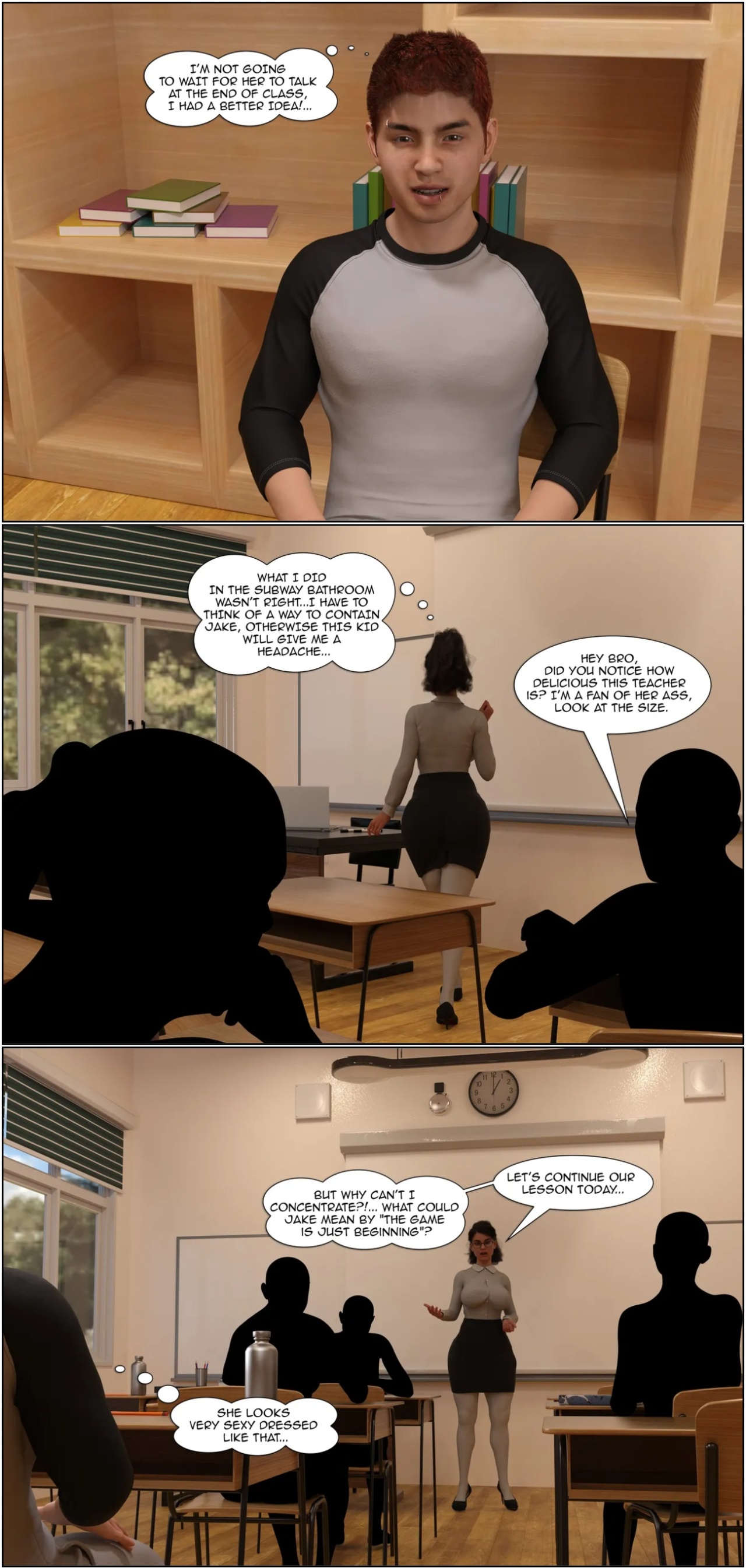 My Teacher Is My StepMom Porn Comics english 47